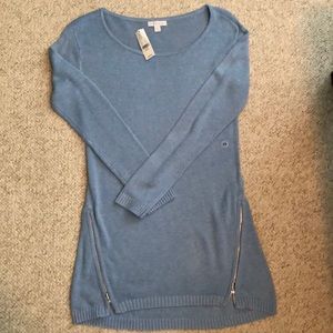 Lightweight tunic sweater